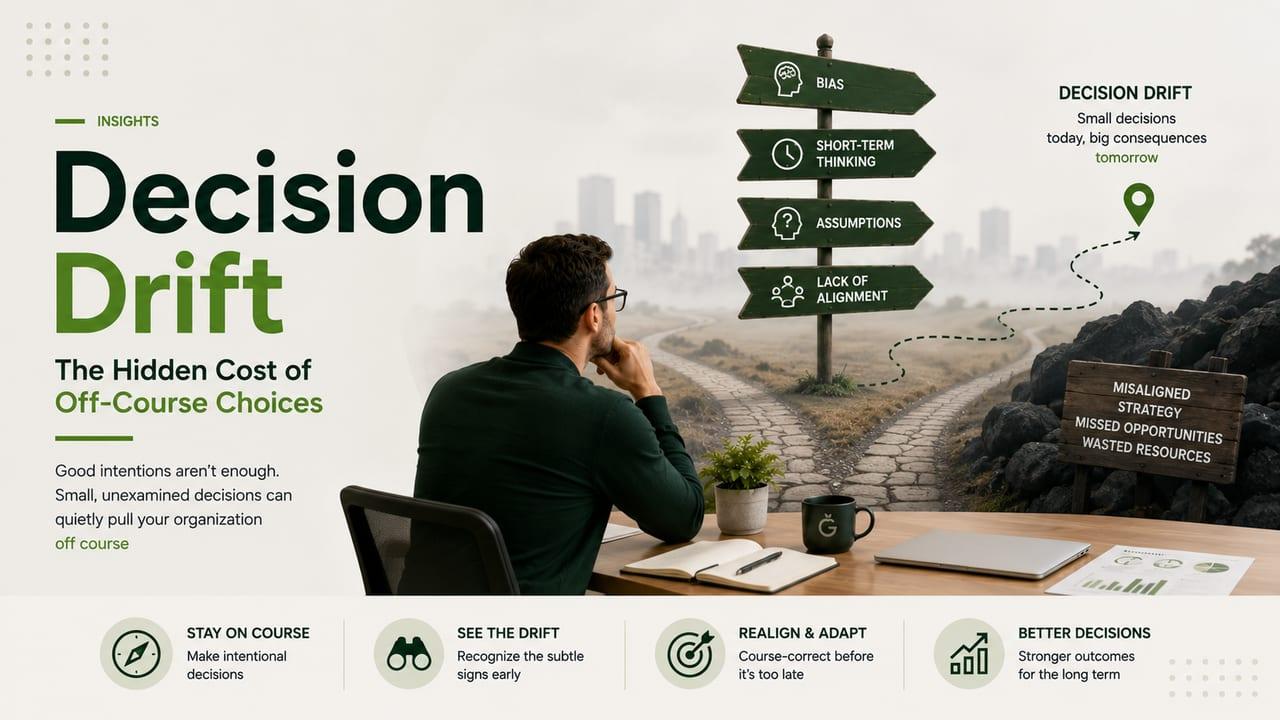Decision Drift: Are Your People's Decisions Actually Aligned With Your Strategy?